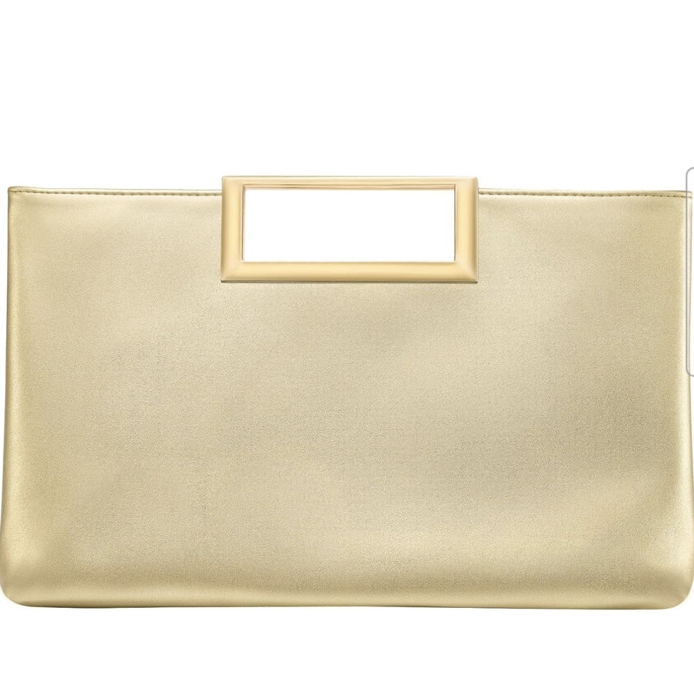 NWOT Gold Clutch Purse